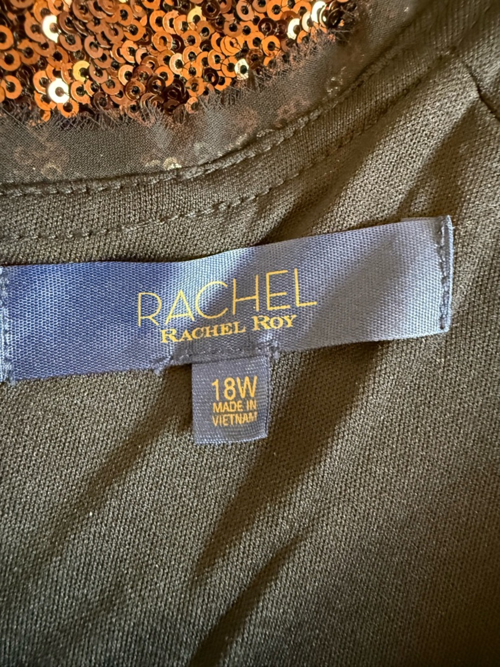 Rachel‎ by Rachel Roy Ombré Sequin Cocktail Dress | Glam Party Formal| NWT 18W - Picture 3 of 16